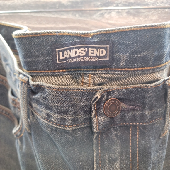 Lands End Men's Jeans sz 37 - Picture 2 of 5
